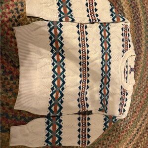 Patterned Knit Sweater